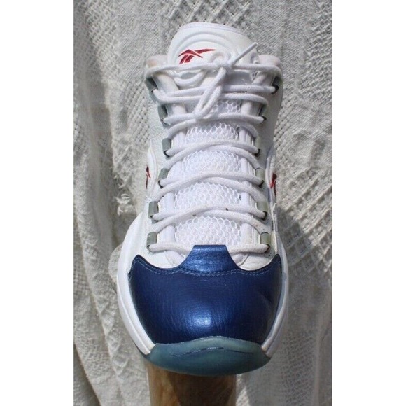 Size 11.5 - Reebok Question Mid 2016 White - Picture 5 of 11